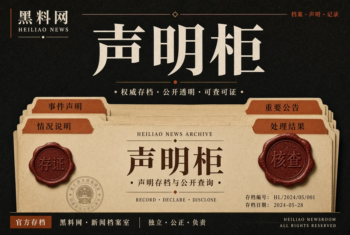 声明柜栏目视觉